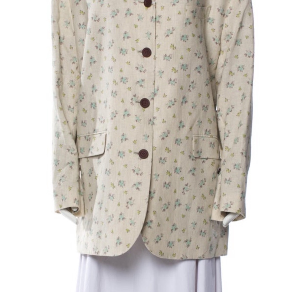 Acne Floral Cream Women's Jacket